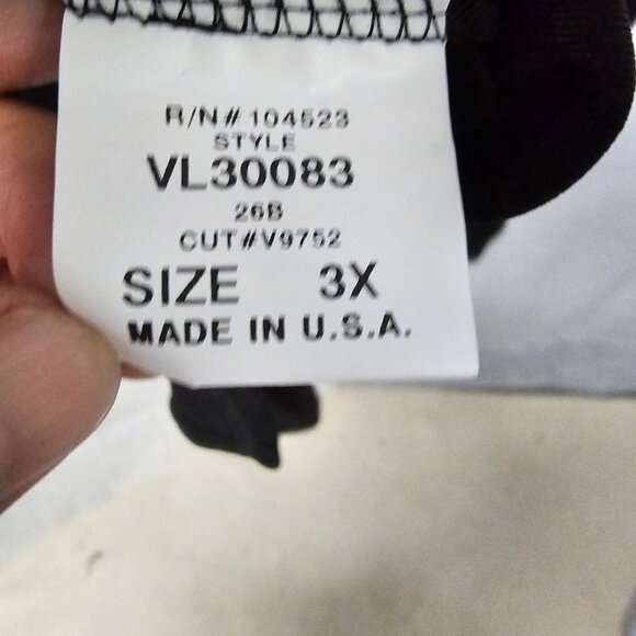 Vintage Vikki Vi Y2K Cardigan Black Liquid Knit Goth Whimsigoth 3X NWT - Picture 6 of 9